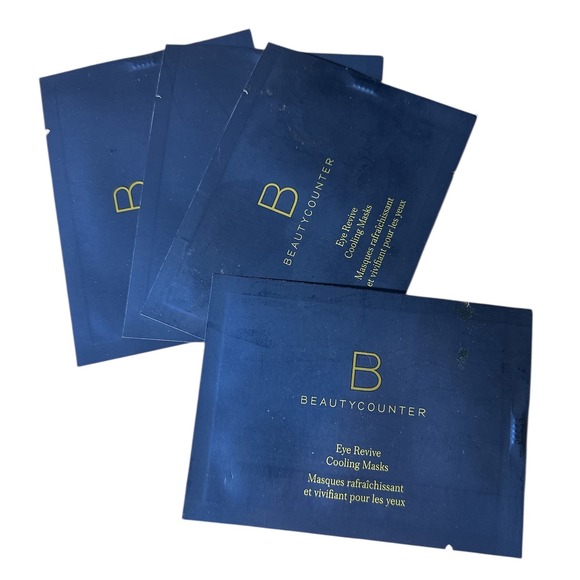 Beautycounter Counter+ Eye Revive Cooling Masks x 4 Reduce Puffiness NEW‎ NO Box - Picture 1 of 2